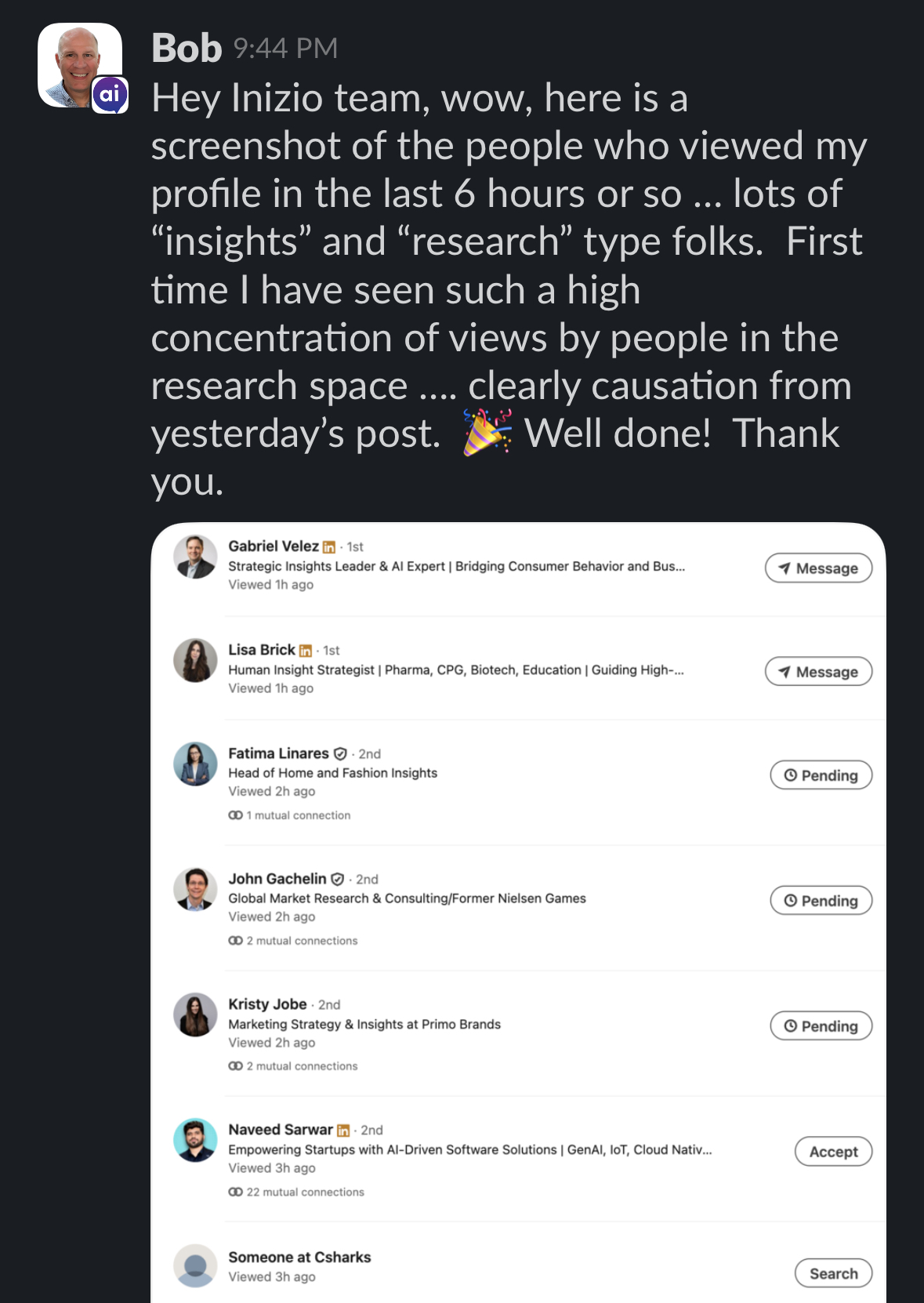 Ranked the #1 LinkedIn strategist on Favikon